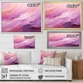 thumbnail image 4 of Designart "Mountainous Mauve Tuba Terrain III" Abstract Liquid Ink Floater Framed Wall Art Prints, 4 of 5