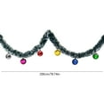 thumbnail image 3 of Gumesh 6ft Christmas Garland with 6 Christmas Balls for Tree Hanging, Gift Wrapping & Holiday Crafts, Bulk Decorative Ribbon for Ornaments, 3 of 6