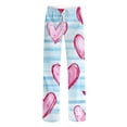 thumbnail image 5 of Tnhcen Women's Loose Fit Constellation Print Pajama Pants, Elastic Waist Sleep Pants, Soft Lounge Pants, Star Pattern Home Wear, Sizes S-5XL, 5 of 6
