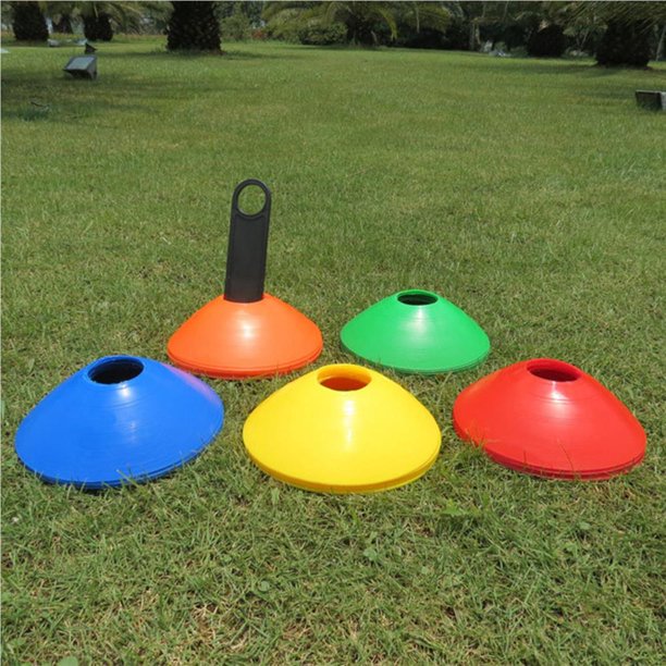 50 pcs Sport Football Cones Outdoor Sport Football Soccer Rugby Speed