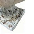 thumbnail image 6 of WRXELAN 14.5-inch tall × 17.7-inch wide MGO Vintage Rust-Colored Bowl Planter, low-profile outdoor planter, suitable for gardens, patios, and porches, French country home decor, 6 of 7