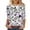Multicolor, variant on Cilsoka Summer Blouses for Women 2026, Womens 3/4 Length Sleeve Tops Casual Floral Print Summer Tops for Women Loose Fit Three Quarter Length Sleeve Blouse, Graphic Trendy Tees