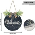 thumbnail image 3 of Coolnut Magic Constellations Front Door Round, Hanging Welcome Sign, Front Door for Home, Farmhouse, Porch, Wall Hanging, Outdoor Home Decor, 3 of 7