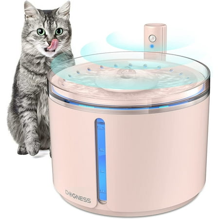 UPC: 0843775118934 | Dogness 74oz/2.2L Portable Smart Sensor Cat Water Fountain Pet Drinking Fountain Automatic Water Dispenser Bowl for Dogs Cats Birds