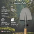 thumbnail image 5 of Near Zero Titanium Shovel, 5 of 7