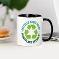 thumbnail image 3 of CafePress - Recycled Parts Inside - 11 oz Ceramic Mug - Novelty Coffee Tea Cup, 3 of 4