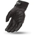 thumbnail image 2 of First Mfg Co - Hurricane - Men's Motorcycle Biker Riding Black Leather Gloves - Extra Large - Gel Palms Kevlar Knuckles, 2 of 2