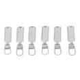 thumbnail image 3 of Metal Zipper Head, Rustproof Zipper Pull Tab 6Pcs Detachable  For Handbags Silver, 3 of 8