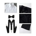 thumbnail image 2 of oys Suit 5 Piece, Formal Suits for Boys, Ring Bearer Outfit, Functional Pockets with Adjustable Waist, 2 of 5