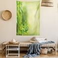 thumbnail image 2 of Spa Tapestry, Green Beautiful Lush Asian Bamboos with other Tree Braches and Bushes Image, Wall Hanging for Bedroom Living Room Dorm Decor, 60W X 80L Inches, Green and Pale Green, by Ambesonne, 2 of 5