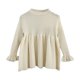 thumbnail image 1 of Odeerbi Niñas Vestido de Punto Jersey Otoño Invierno Algodón Vestidos Color Sólido Puños Acampanados Vestido de Punto Cuello Redondo Manga Larga, 1 of 4