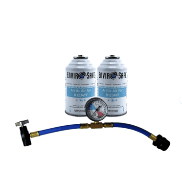 EnviroSafe R1234yf, Easy Installation 4oz Automotive Refrigerant Support 2 Pack