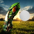 thumbnail image 7 of Golf Club Head Covers Jolly Leprechaun & Beer Scene Waterproof Leather Golf Head Covers for Men Women Driver Head Cover Fairway Headcover for Golf Lovers, 7 of 7