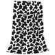 thumbnail image 2 of Balery Cow Print Black White Manta de Felpa Suave y Acogedora – Cobija de Franela Aterciopelada para Cama, Lavable y Cálida para Sofá, Mascotas, Transpirable-50"x40", 2 of 7