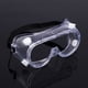 thumbnail image 3 of Gafas de seguridad protectoras flexibles, suaves, sin ventilación, cuerpo transparente, revestimiento antivaho, lentes transparentes, correa ajustable negra, 3 of 5