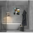thumbnail image 4 of HFDF Highland Cow Bathroom Decor Funny Bathroom Wall Art Farmhouse Cow The Toilet Picture Rustic Cow Bathroom Canvas Patg Home Wall Decor For Bathroom Ready To Hang 12x16inch Framed, 4 of 6