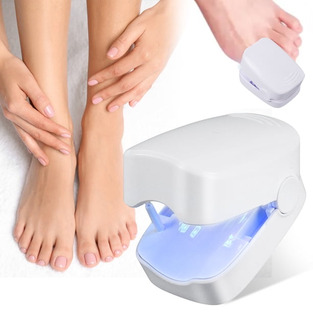 Terapia Uñas Los Pies WDOplteas Dispositivo Limpieza Hongos Engrosadas Discolo Rojo