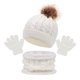 thumbnail image 1 of Gorro para niños, bufanda, guantes, tres piezas, gorro para bebé de otoño e invierno, 1 of 5