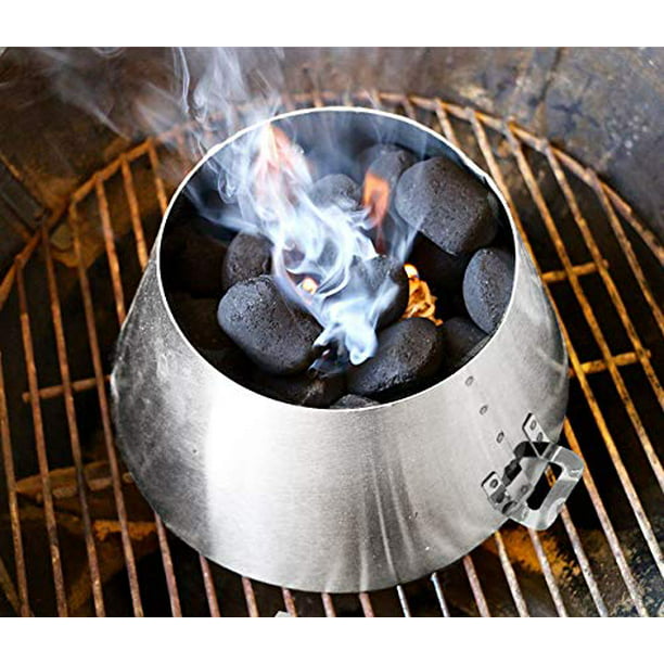 LUTANI 10 inch Whirlpool for Weber 22 26.75 WSM - Stainless Steel Barbecue Kettle Grill Accessories - Medium Barbecue Charcoal Kettle Accessory ( 10" handle) - Walmart.com
