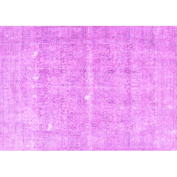 Ahgly Company Indoor Rectangle Persian Purple Traditional Area Rugs, 2' x 4'