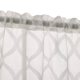 thumbnail image 4 of Deconovo - Juego de 3 cortinas transparentes para cafetería, tejido jacquard, para cocina, color blanco roto, 4 of 7