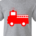 thumbnail image 4 of Inktastic Cute Red Firetruck Youth T-Shirt, 4 of 5