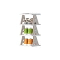 thumbnail image 1 of Space-Saving Shoe Rack Organizer with Clear Doors - Stackable & Foldable Storage Cabinet for Closet, Dorm, or Entryway, 1 of 1