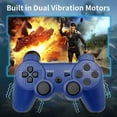 thumbnail image 4 of Controllers for PS3 ,Wireless Playstation 3 Gaming Controller with Double Shock & Motion Sensor, Bluetooth Rechargeable PS3 Controller Gamepad Remote PS3,White(1 Pack), 4 of 7