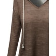 thumbnail image 3 of FashionOutfit Women's Super Cute Contrast Lace Back Crop Fit Hoodie, 3 of 3