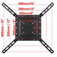 thumbnail image 4 of VideoSecu Tilt Swivel TV Wall Mount for 28 32 40 42 46 47 50 LED LCD Plasma HDTV Vizio Sony Sceptre Insignia Bracket BHN, 4 of 4