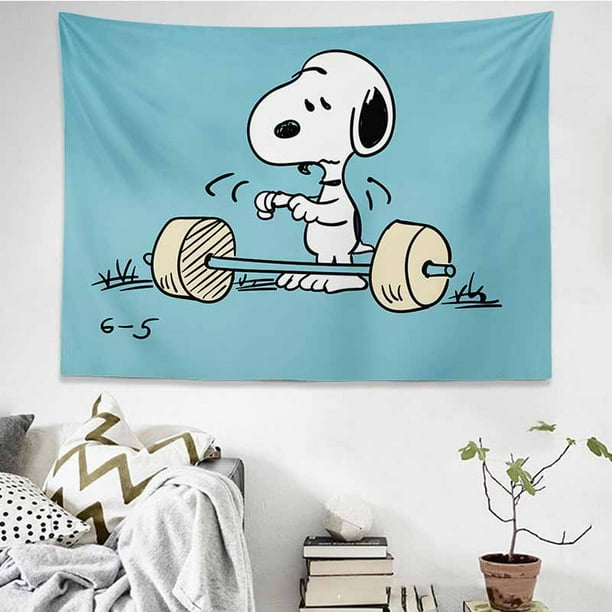 Tapiz para colgar en la pared, decoración, arte, C Snoopys