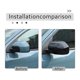 thumbnail image 5 of Para 2022 2023, carcasa exterior del espejo retrovisor, tapa de la cubierta del espejo retrovisor lateral de la puerta (negro brillante), 5 of 5