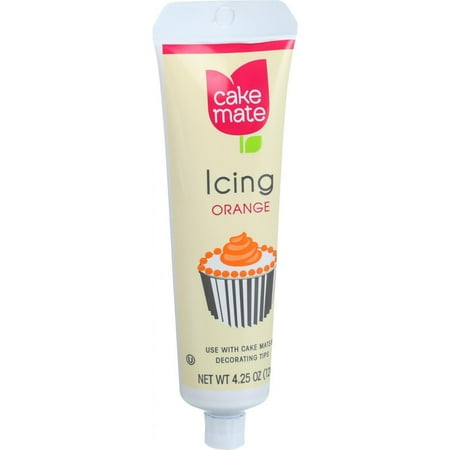 Cake Mate Decorating Icing - Orange - 4.25 oz - Case of 6 ...