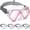Pink, variant on Adults Youth Swimming Goggles with Nose Cover Fabric Stretchy Strap Diving Goggles Swim  Snorkel Mask