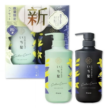 Ichikami Shampoo and Conditioner Color Care Set (480ml   480ml)