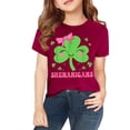 thumbnail image 4 of Ruyang Toddler Girls St Patricks Day Shirt for Kids Girls Saint Patricks Day T-Shirts Short Sleeve Tops Shamrock Tees Cotton T-Shirt, 4 of 7