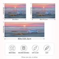 thumbnail image 4 of Dailycode Satin Pillow Case Queen Silk Pillow Cover for Hair and Skin Envelope Closure Baseball Beach Starfish Sunset 20"x30", 4 of 9