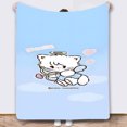 thumbnail image 1 of 3D Printing, Cartoon Soft Double Flannel Blanket, Super Soft Blanket, Suitable For Living Room, Sofa, 1 of 3