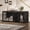 black 2.4m, variant on 94.5" Dog Crate Furniture, Dog Kennel Furniture with Divider, Lockable, Wooden Crate TV Stand End Table for Large Medium Dogs, Rustic/Black