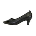 thumbnail image 4 of PEERAGE Arlene Women's Wide Width Leather Pumps, 4 of 11