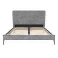 thumbnail image 4 of CosmoLiving Westerleigh Upholstered Bed, Full, Light Gray Velvet, 4 of 19