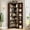Walnut, variant on iSunirm 7-Tier Corner Bookshelf with Baffle, 71'' Tall L-Shaped Bookcase Display Shelf with 13 Open Storage Shelves for Home and Office