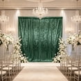 thumbnail image 3 of Shimmer Wall Backdrop, Cable-Mounted Sequin Background Curtain for Wedding Anniversary Birthday Party, Photo Booth, Indoor Reception & Photoshoot Decoration, Glamour Party Decor, 3 of 6