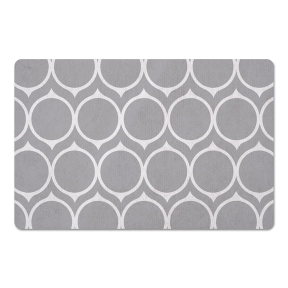 Creative Products Mid Mod Gray 27x18 Floor Mat