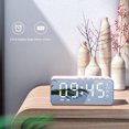 thumbnail image 5 of Latrodar Digital Clock With Bluetooth Speaker Alarm Clock Eco-Friendly Material luetooth V5.0 TFCard Pink 5.12x2.72 Inch Home Stuff, 5 of 5