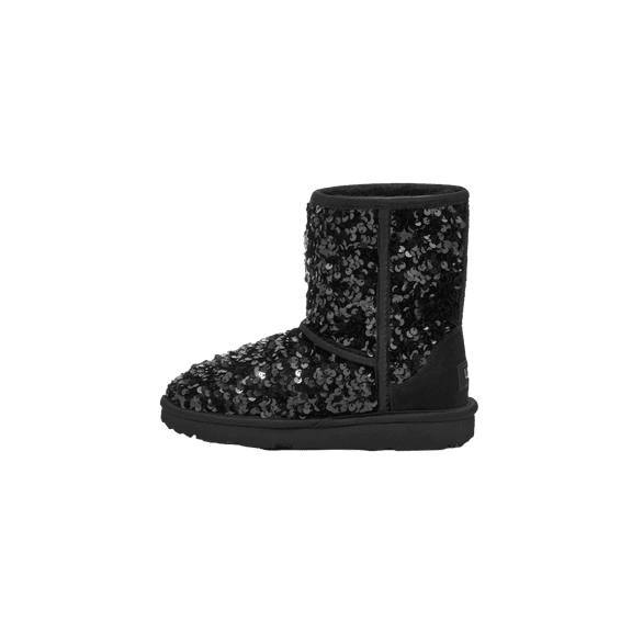 UGG GRADE SCHOOL Classic Short Chunky Sequin Boot PS "Black" 1135330K BLK 1135330K BLK from Stadium Goods