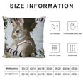 thumbnail image 5 of Qinduosi Rabbit Pillow Covers , Rabbit Gifts for Girls Rabbit Lovers Owners, Rabbit Decor, Just a Girl Who Loves Rabbits Pillow Case, Bunny Pillow Cases, 5 of 5