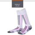 thumbnail image 3 of 2 uds calcetines de esquí gruesos cálidos de invierno medias para exteriores (mujeres rosa blanco) Ehuebsd Para estrenar, 3 of 9
