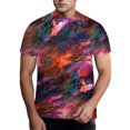 thumbnail image 1 of YDLCAFD 2023 Colorful Graffitiss 3D Printed Pigment T Shirt For Men, 1 of 4