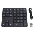thumbnail image 2 of BT Number Pad, USB C Rechargeable 2.4G Numeric Keypad, External 35 Keys Keyboard with Receiver, for Smartphones, Laptops, Desktops, Tablets, 2 of 7